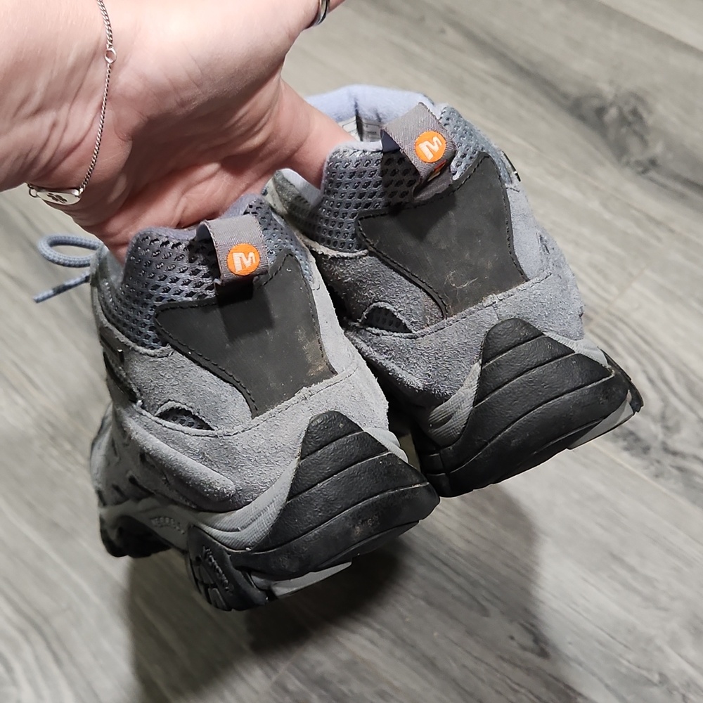 🥾Merrell Periwinkle Gray Waterproof Performance Mid-height Hiking Boots - Picture 6 of 9